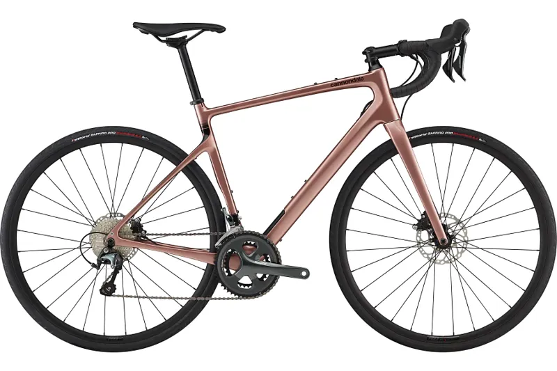 Cannondale Synapse Carbon 4 Road Bike: Rose Gold 2024