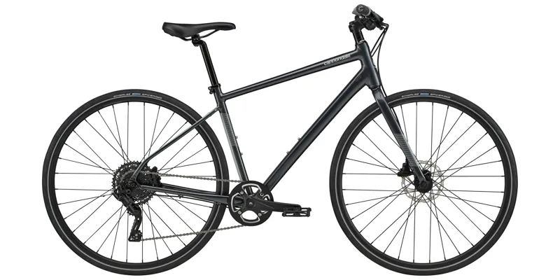 2021 Cannondale Quick Disk 4 Hybrid Bike in Gray