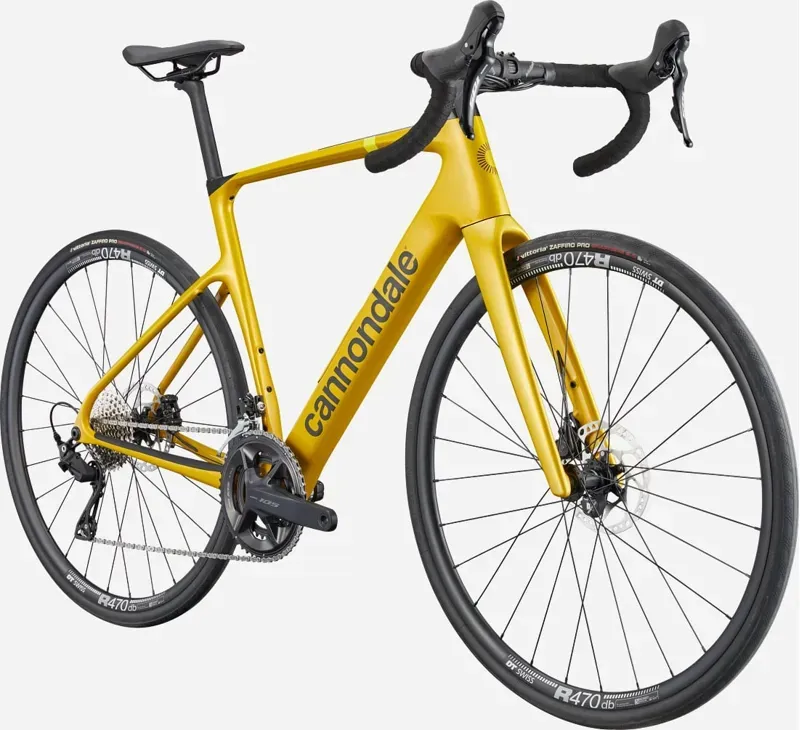 Cannondale Synapse Carbon 5 Endurance Bike in Phoenix Yellow-1