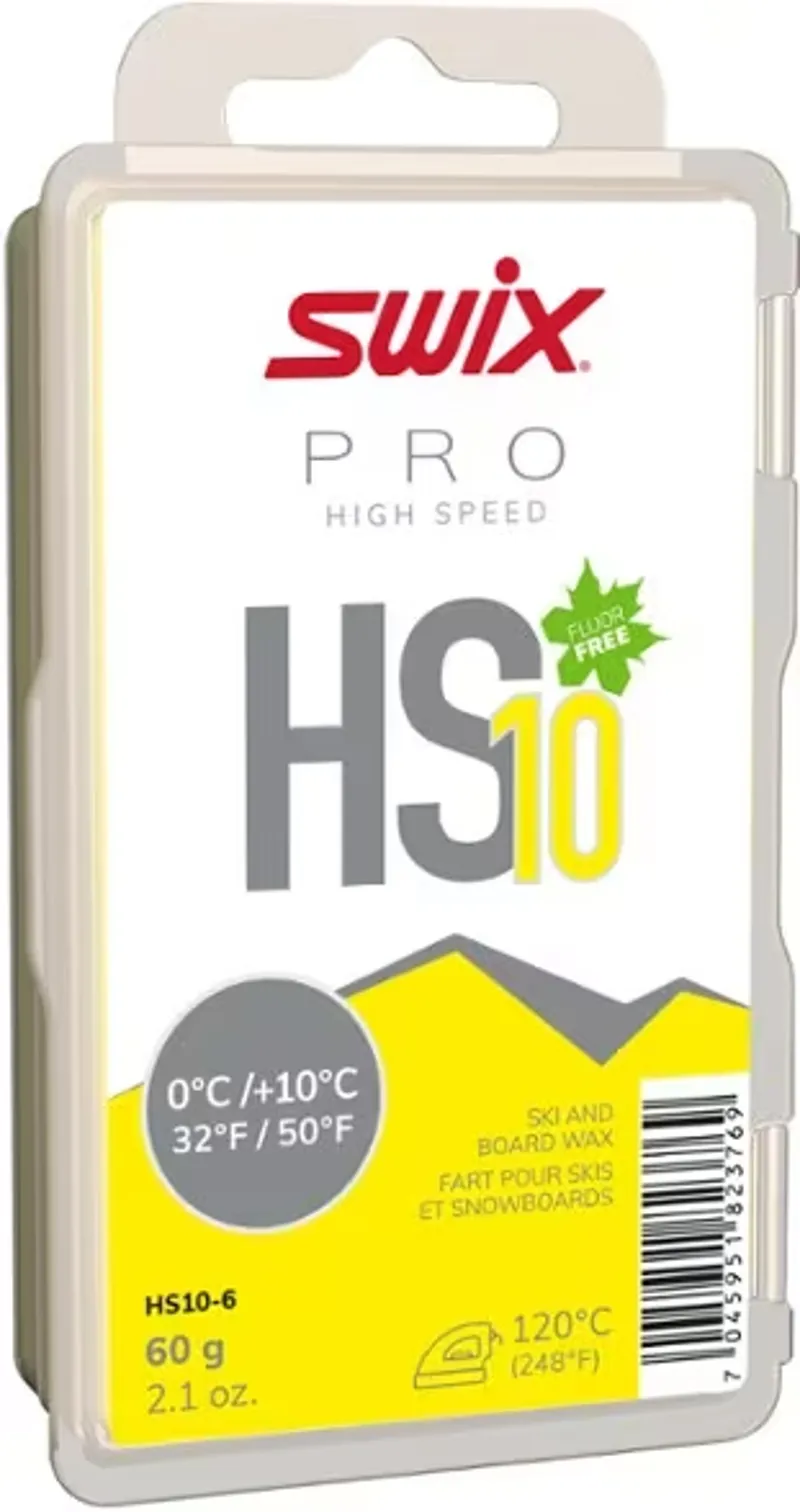 Swix PRO High Speed 10 Wax Yellow - 0C/10C 60g