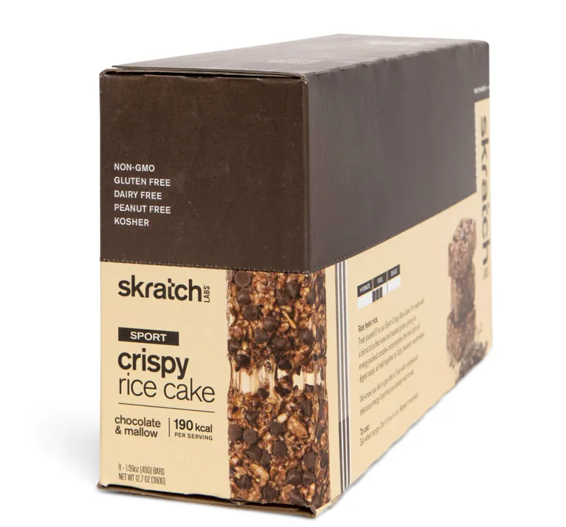 Skratch Labs Sport Crispy Rice Cake: Chocolate and Mallow - Single Serving