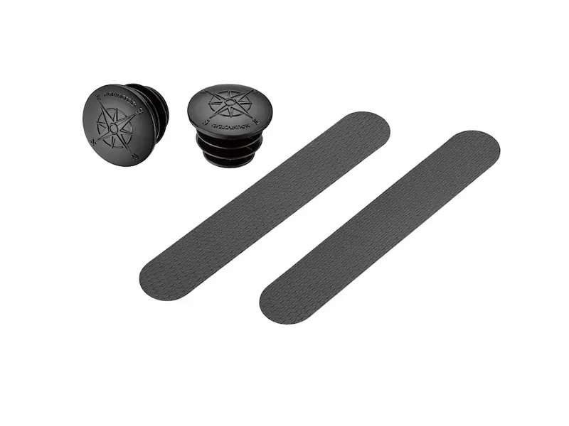 Ciclovation Leather Touch Handlebar Tape Tire Pattern in Black-1