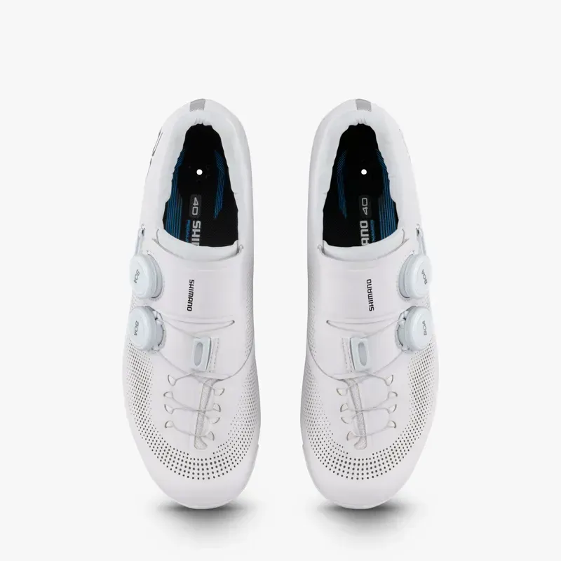 Shimano SH-RC703 Race-Ready Performance Women's Road Shoes in White-5