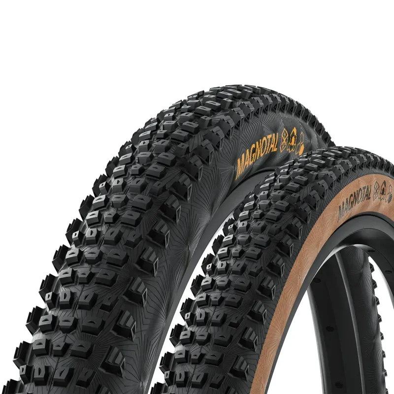 Continental Magnotal Trail Grip 29x2.40-inch Foldable Tire in Black-4