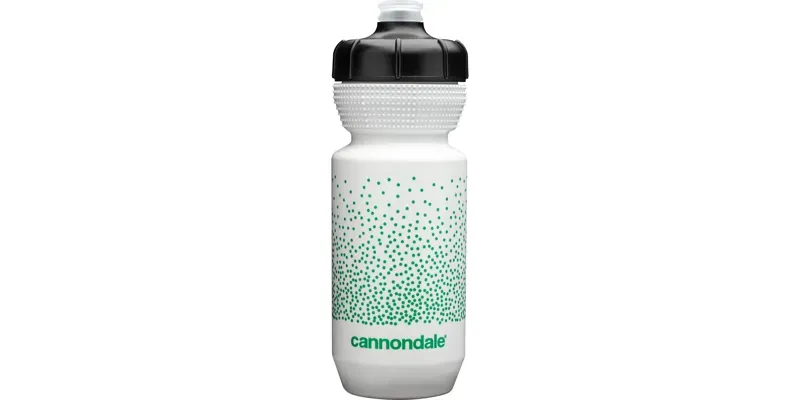 Cannondale Gripper 600ml Bubbles Bottle in White/Green