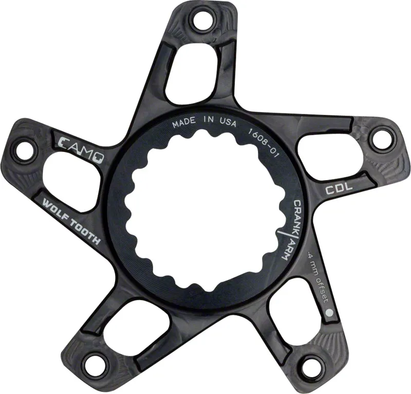 Wolf Tooth CAMO Cannondale Direct Mount Spider M4 for Ai 2mm Offset in Black