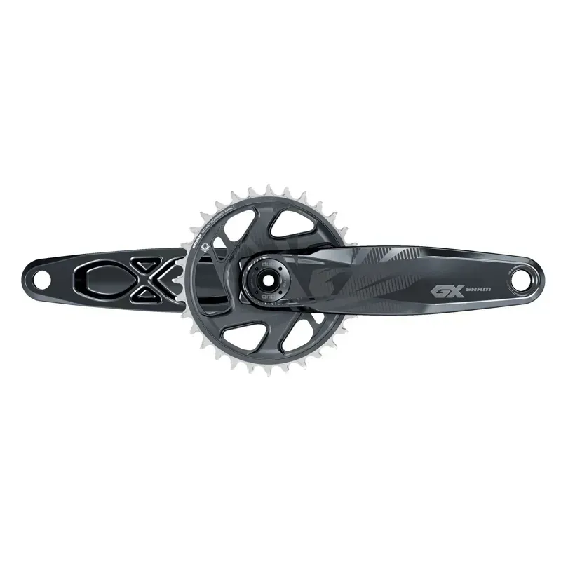 SRAM GX Eagle Boost Crankset - 165mm 12-Speed 32t Direct Mount DUB Spindle Interface Lunar 52mm Chainline Lunar