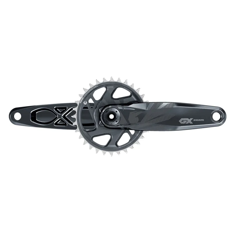 SRAM GX Eagle Fat Bike Crankset - 170mm 12-Speed 30t Direct Mount DUB Spindle Interface For 190mm Rear Spacing Lunar