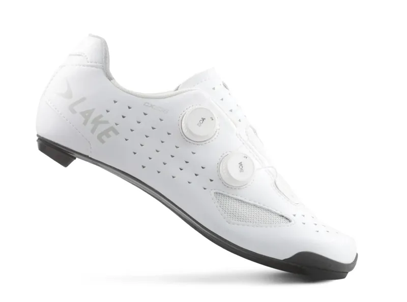 Lake Cycling CX238 Shoe: White / White