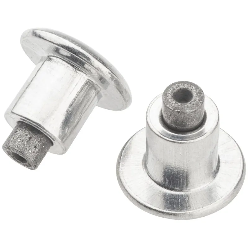 45NRTH 25 Concave Aluminum Carbide Studs in Silver