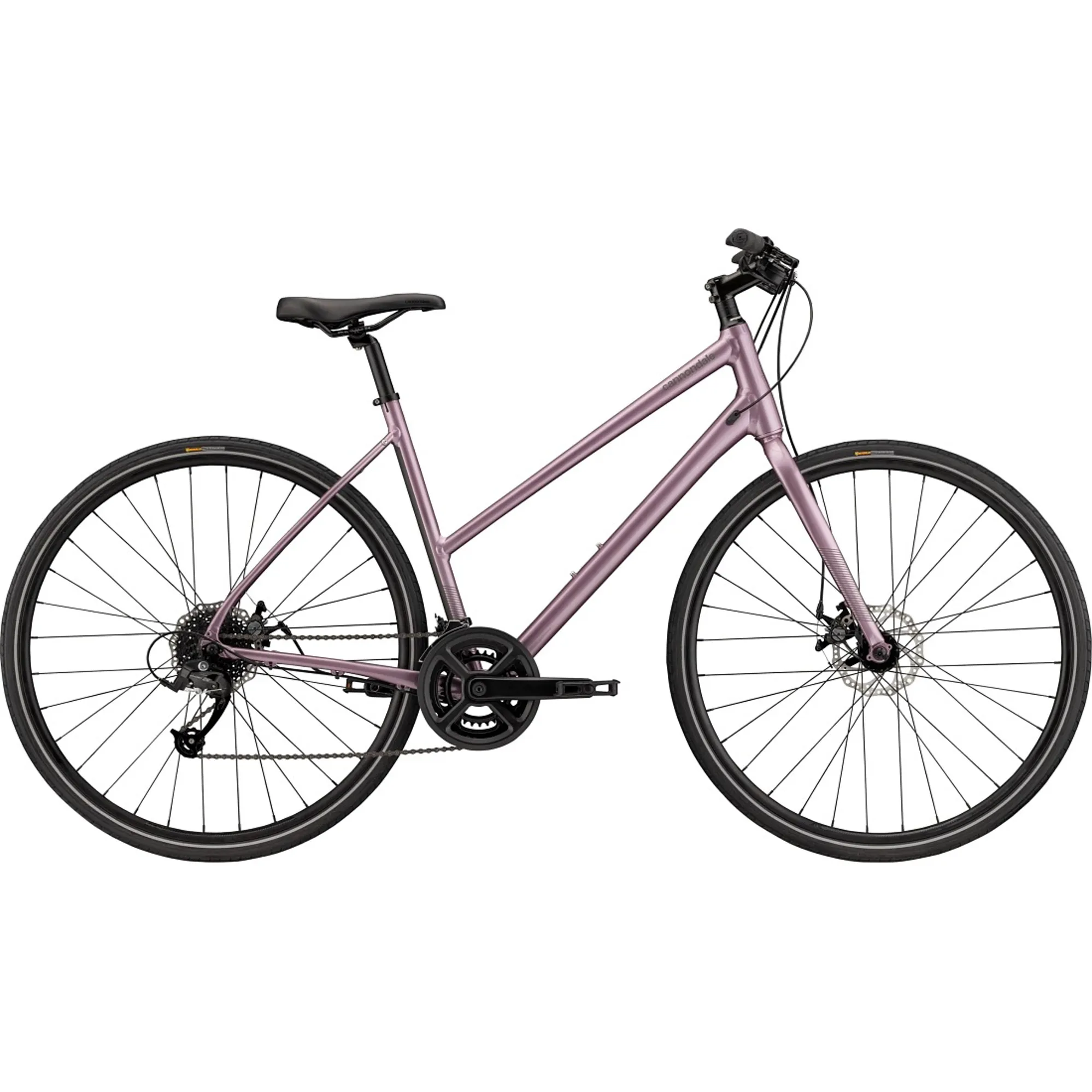 Cannondale Quick 5 Remixte Womens Fitness Bike in Lavender Cannondale Quick 5 Remixte Womens Fitness Bike in Lavender