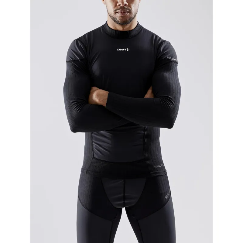 Craft Active Extreme X Wind Long Sleeve Baselayer in Black