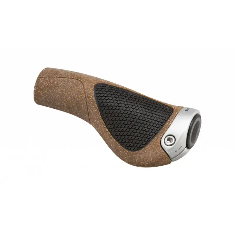 Ergon GP1 Evo BioKork Grips - Lock-On Large Black/ Tan Black/Cork