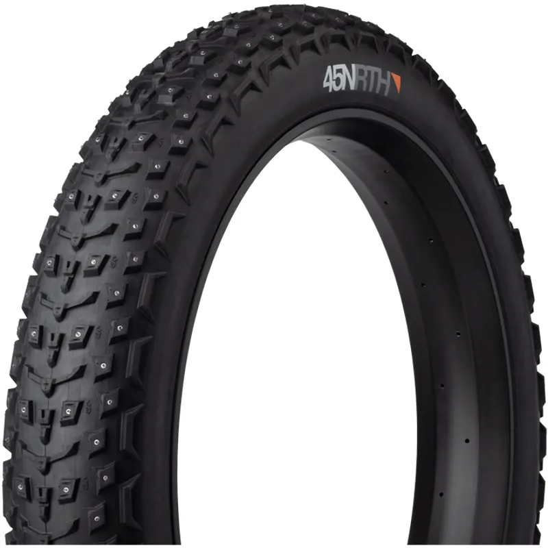 45NRTH Dillinger 5 26 X 4.6 Tubeless Folding 120tpi Studdable Tire in Black