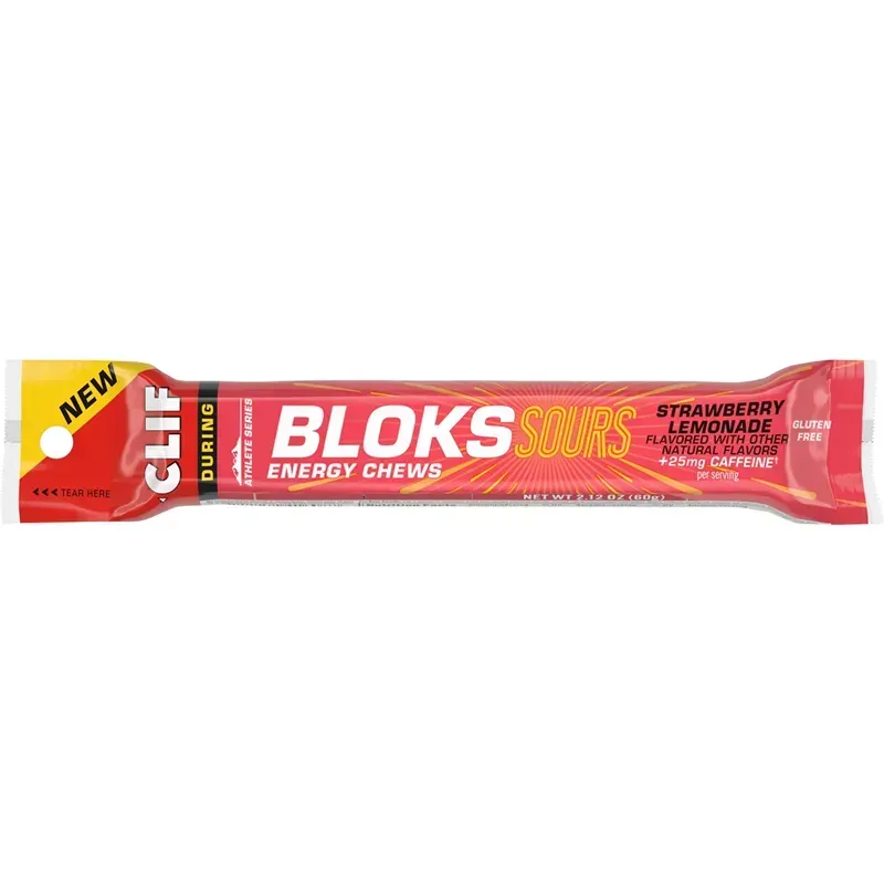 Clif Shot Bloks Chews Strawberry Lemonade 18/ Count