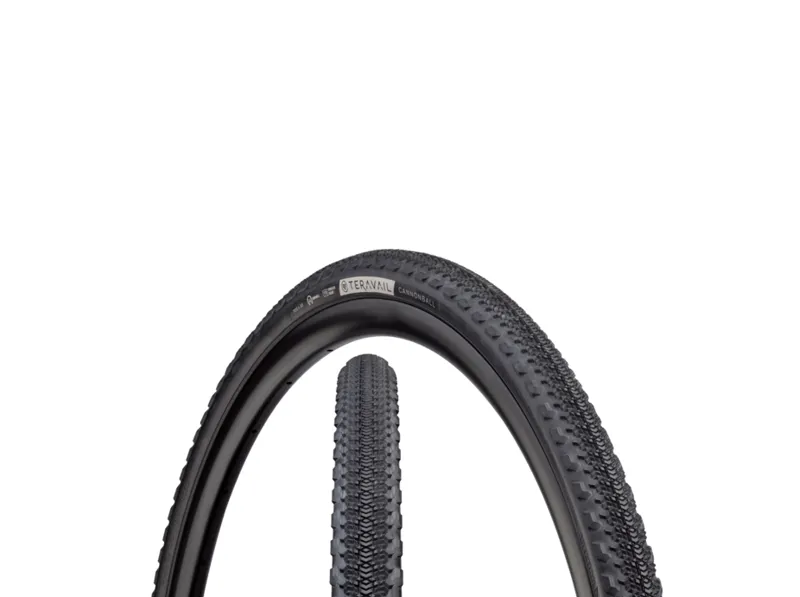 Teravail Cannonball 700x42c Tubeless Light/Supple Gravel Tire in Black