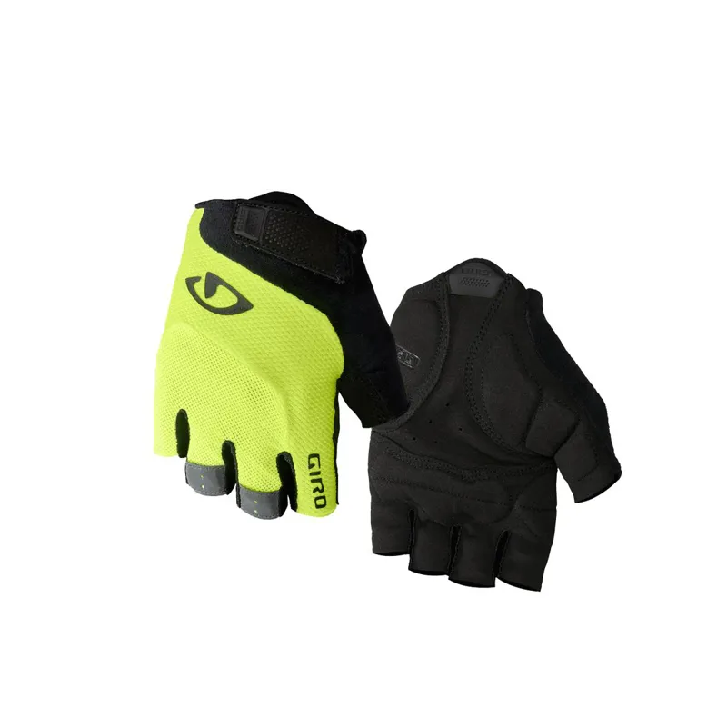 Giro Bravo Gel Road Cycling Mitt In Yellow