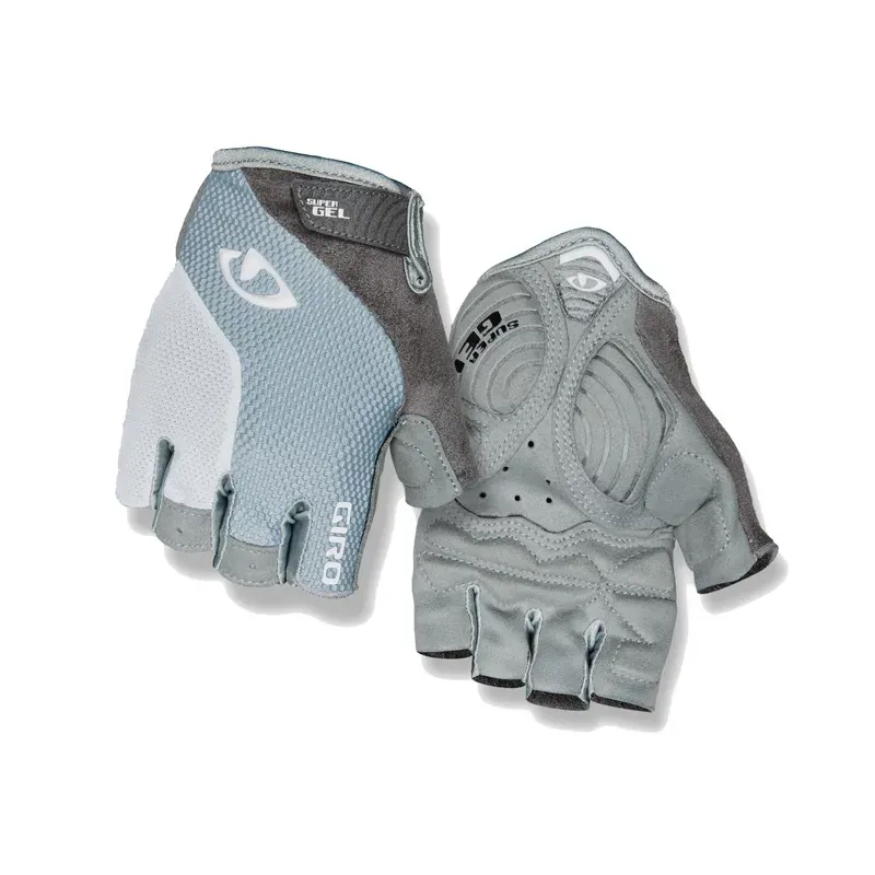 Giro Strade Massa Supergel Womens Road Cycling Mitt In Gray