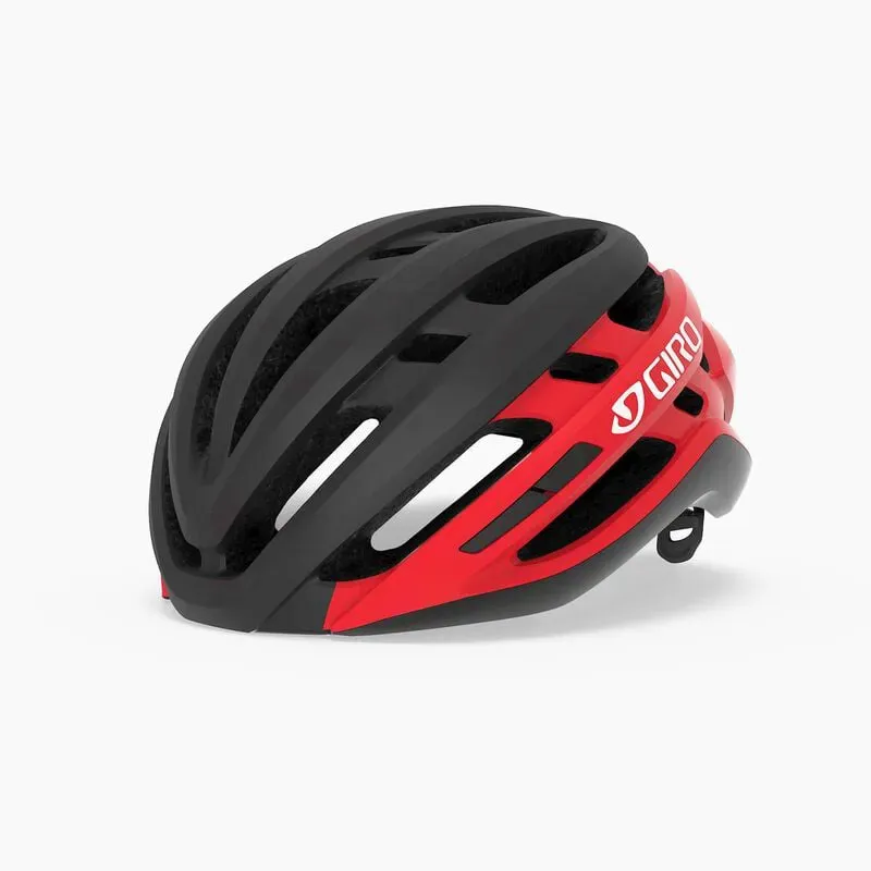 Giro Agilis MIPS Adult Road Helmet Large in Matte Black/Bright Red
