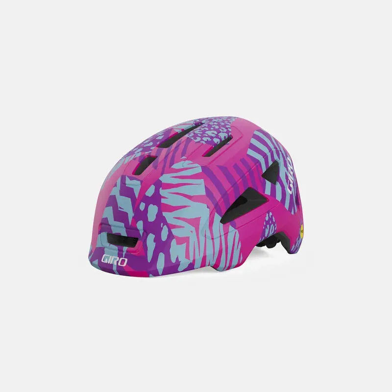 Giro Scamp Mips II Kids Helmet in Pink Animal