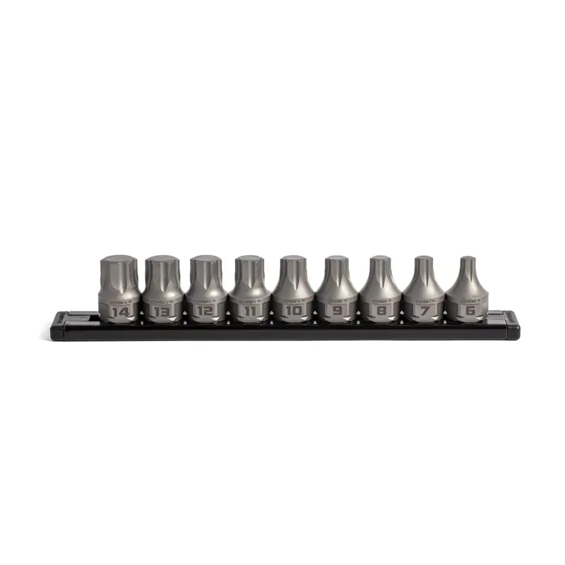 Grip Edge 9-piece RPT LP Metric Hex DA Driver Bit Set - 3/8-inch Drive