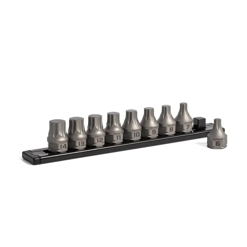 Grip Edge 9-piece RPT LP Metric Hex DA Driver Bit Set - 3/8-inch Drive-2