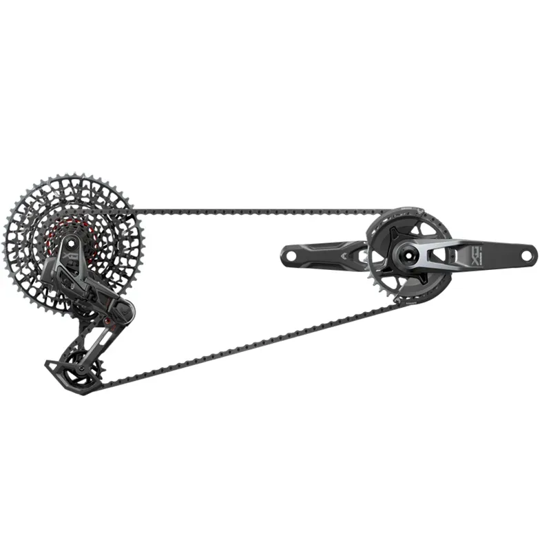 SRAM X0 T-Type Eagle V2 AXS 165mm Groupset in Black-1