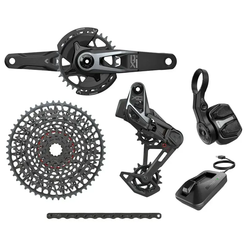 SRAM X0 T-Type Eagle V2 AXS 165mm Groupset in Black