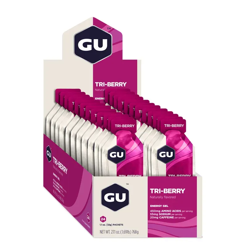 Gu Energy Gel 24-pack - Tri Berry