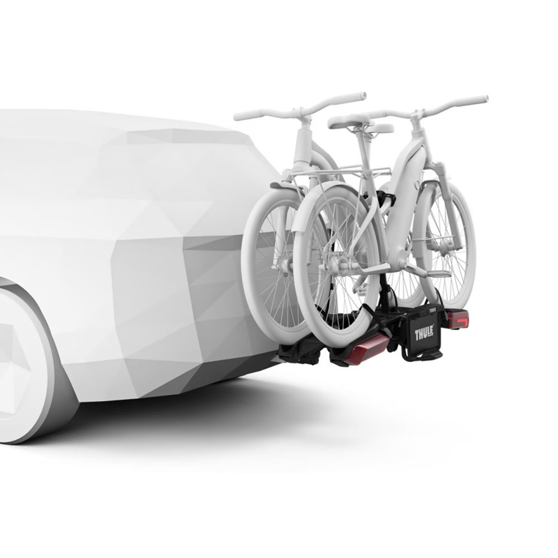 Thule Epos Hitch Bike Rack w/ Lights and High Grade Lock: 1.25/2in. Receiver - 2-Bike-1