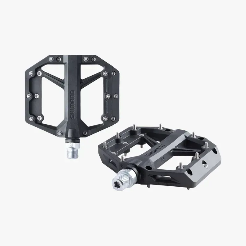 Shimano PD-GR400 Deore MTB Trail Flat Pedals in Black