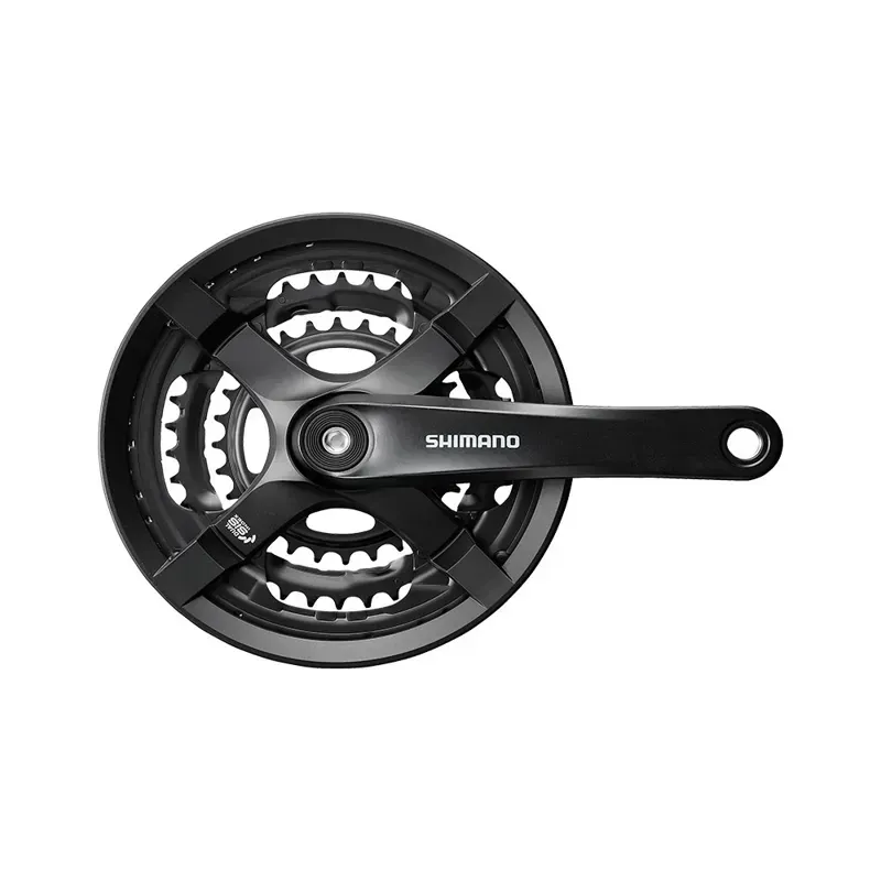 Shimano FC-TY501 Tourney TY 3x8/7/6-speed MTB Crankset w/ CG in Black