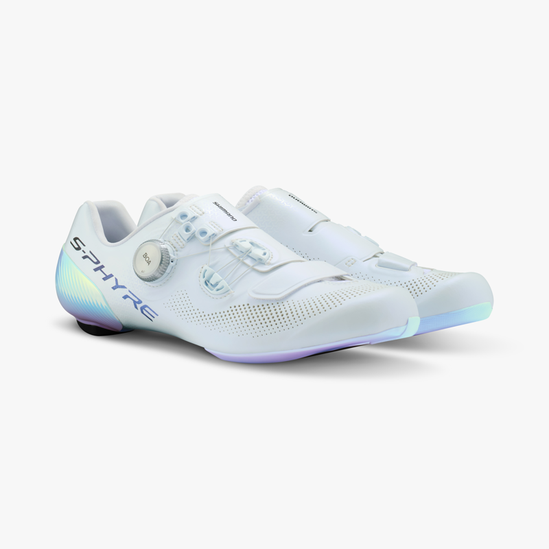 Shimano SH-RC903-PWR S-PHYRE Bicycle Shoes in White-1