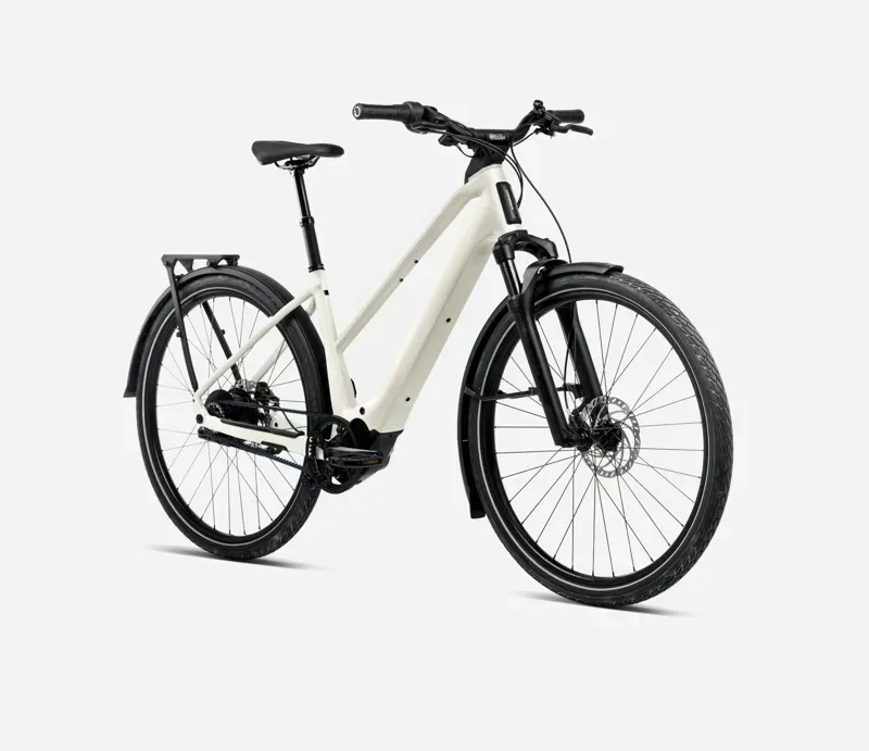 Orbea KEMEN TOUR 20 MID 28mph E-Hybrid Bike in Ivory White Gloss