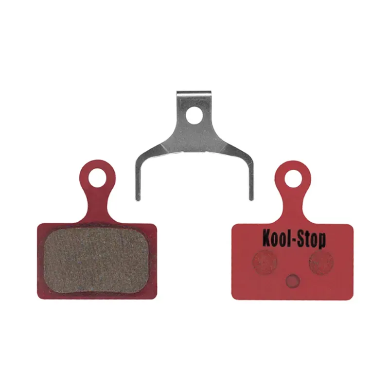 Koolstop Shimano K-Type 2-Piston Organic Brake Pads in Red