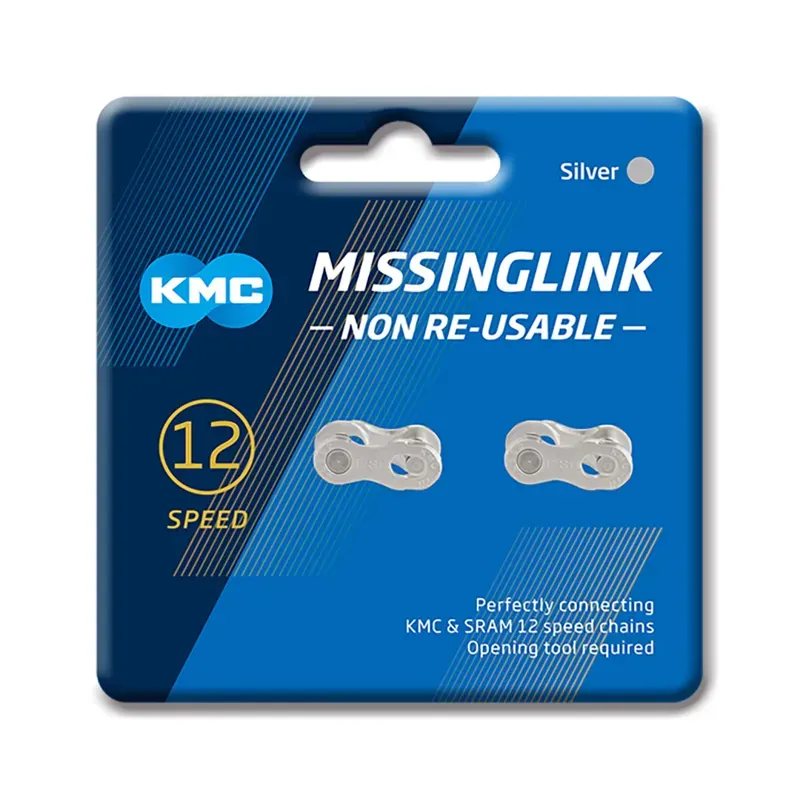 KMC Missing Link 12-speed 2-pack in Silver-1