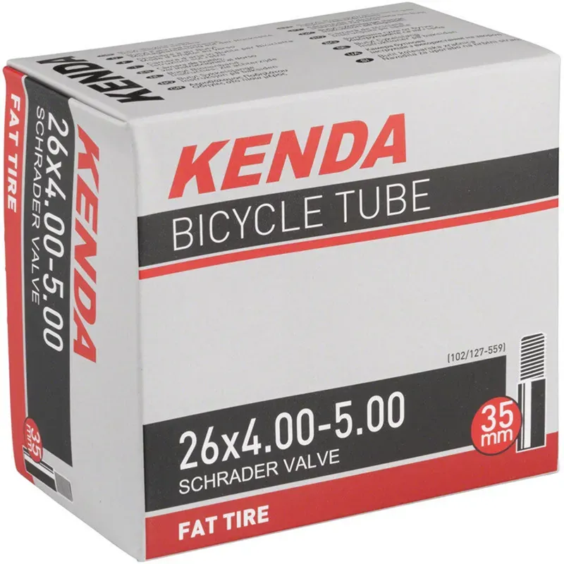 Kenda 26x4.0-5.0-inch Butyl Schrader Tube in Black