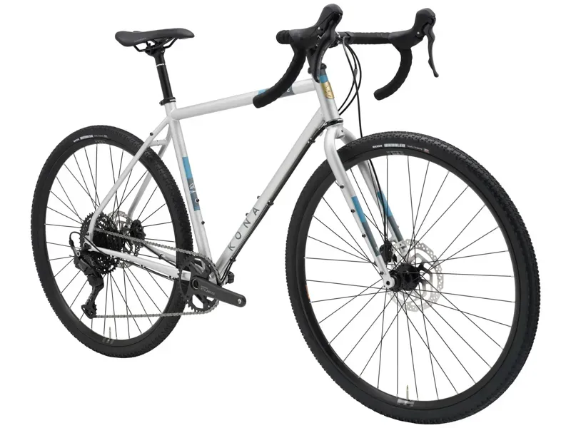 Kona Rove Shimano Cues Gravel Bike in Silver-1