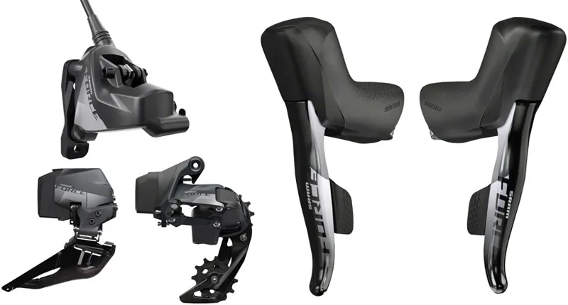 SRAM Force eTap AXS 2X D1 Electronic HRD FM Groupset in Black-1