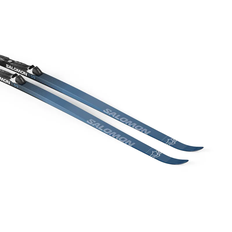 Salomon Escape Snow 59 Positrack Classic Nordic Skis with Prolink Auto Bindings-2