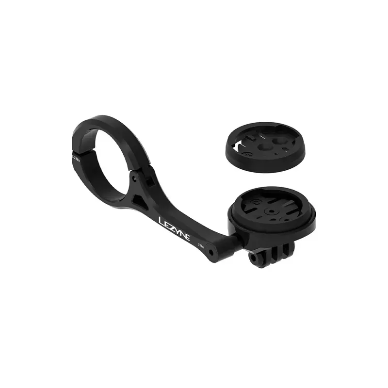 Lezyne Garmin/Wahoo GPS Forward Mount W/Gopro In Black-1