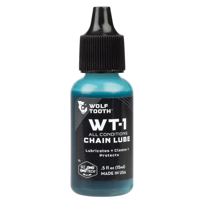 Wolf Tooth WT-1 Chain Lube For All Conditions 0.5oz In Blue 
