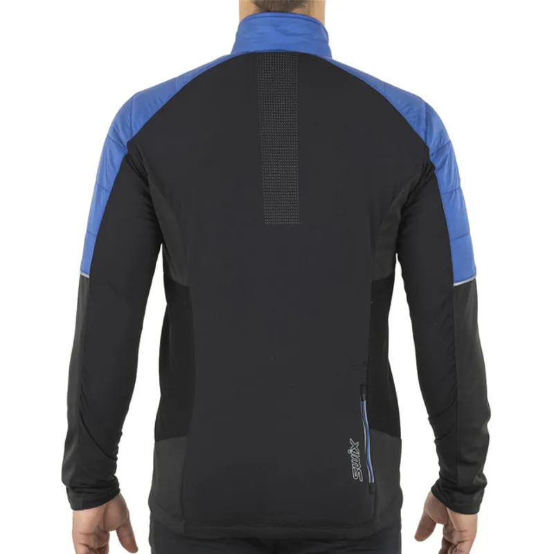 Swix Men's Navado Hybrid Jacket: Blue-2