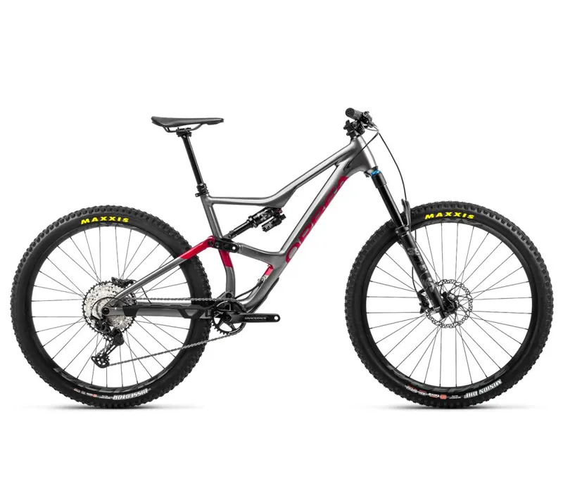 Orbea Occam H20 Lt Mountain Bike In Glitter Anthracite-Metallic Red