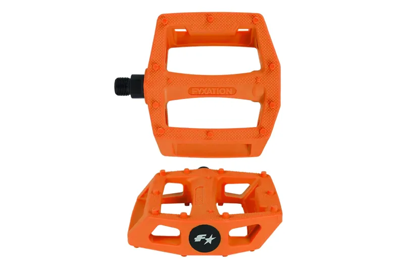 Fyxation Gates 9/16-inch BMX Platform Pedals in Orange