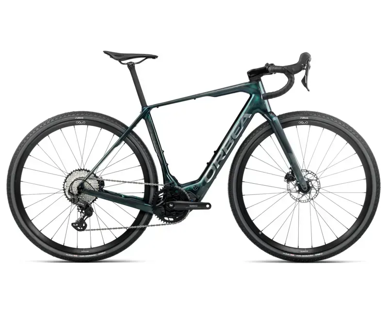 Orbea Denna M30 28mph E-Gravel Bike In Escape Green Gloss/Foggy Matt