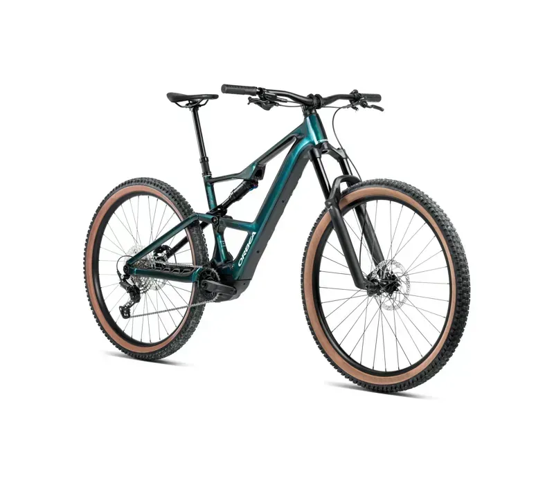 Orbea Rise SL H30 20mph E-MTB in Escape Green/Splash Ice Green Gloss-2