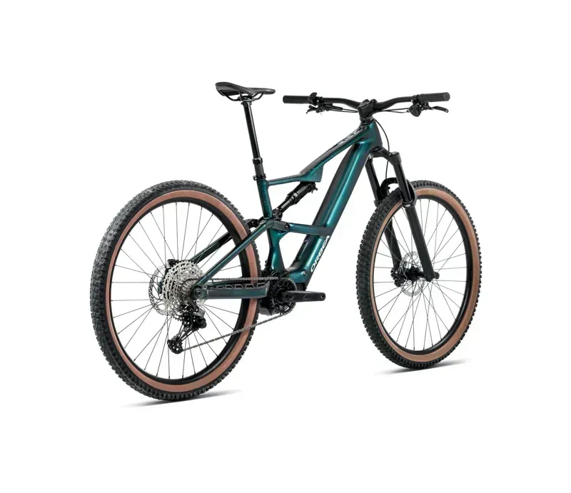 Orbea Rise SL H30 20mph E-MTB in Escape Green/Splash Ice Green Gloss-3