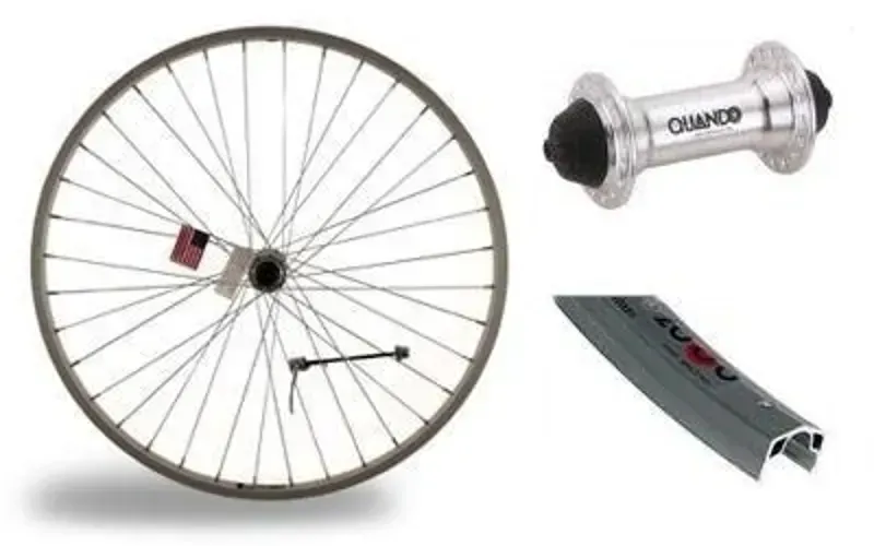 Osco X101/DM-18 Alloy Front Wheel 26x1.50-inch in SIlver/CP