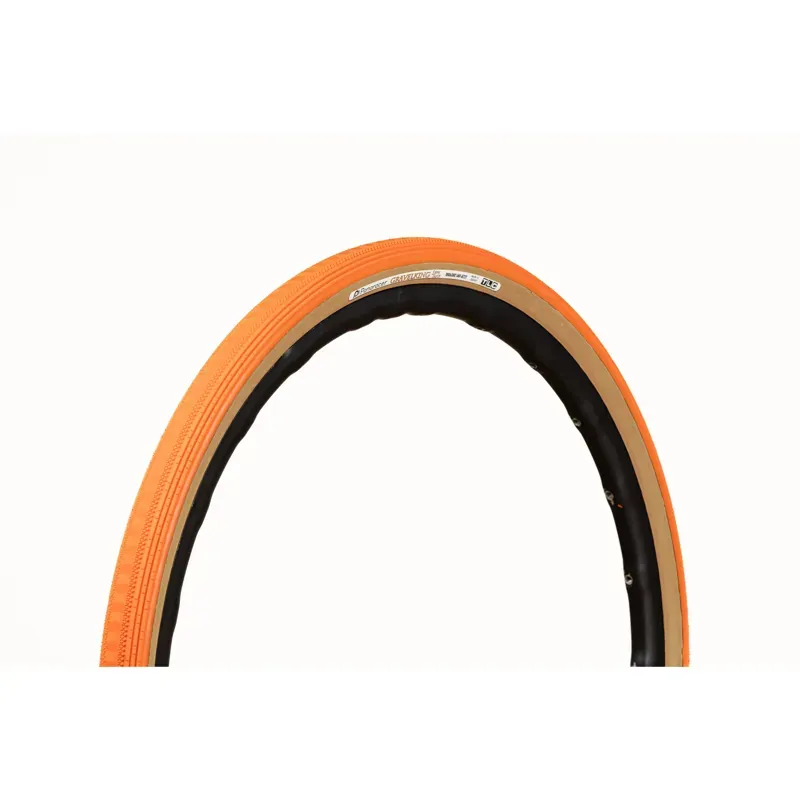 Panaracer GravelKing SS Tire - 700 X 32 Tubeless Folding Sunset Orange/ Brown Sunset Orange/Brown 700 x 32